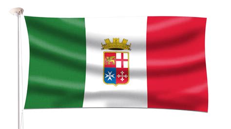 Italy Civil Ensign Flag | Hampshire Flag Company