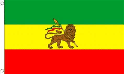 Ethiopia with Lion (Rasta) Flag (Medium) - MrFlag