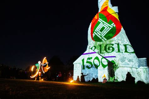 GALLERY: Kildare landmarks light up for Brigid 1500 / Herstory ...