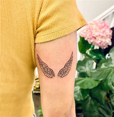 Top 91 Best Angel Wings Tattoo Ideas - [2021 Inspiration Guide] | Wings ...