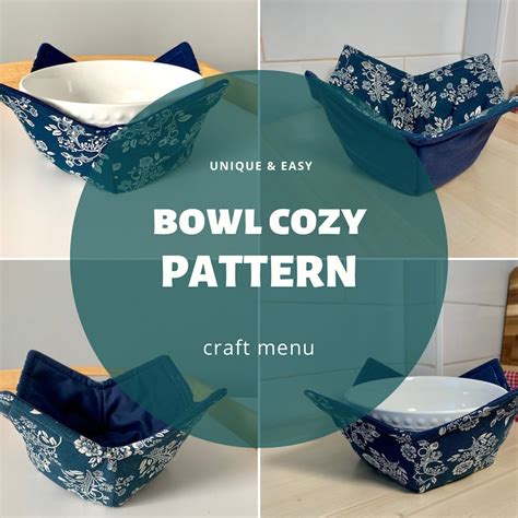 BOWL COZY PDF Sewing Tutorial With Detailed Instructions - Etsy