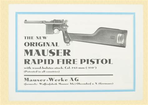 MAUSER 712 AUTOMATIC NON-GUN - M8035 - Simpson Ltd