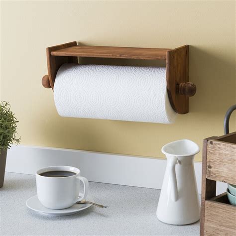 Red Barrel Studio® Wall/Under Cabinet Mounted Paper Towel Holder ...