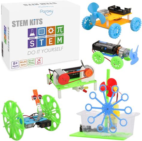 Educational Toys Kids Educational Electric Circuit Motor Kit DIY ...