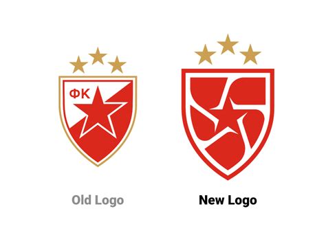 Fk Crvena Zvezda Logo Redesign by MBDesign on Dribbble