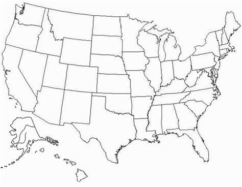 Printable United States Blank Map Quiz Printable Us Maps | Images and ...