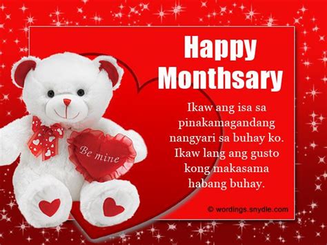 Monthsary Message For Girlfriend Tagalog