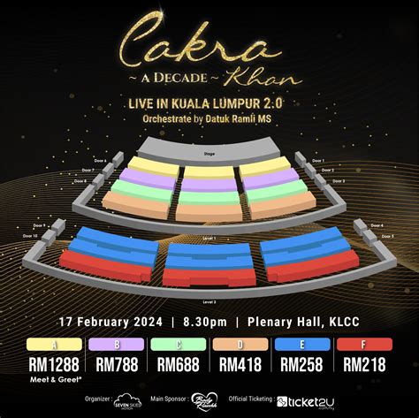 CAKRA KHAN - A DECADE - LIVE In Kuala Lumpur 2.0 | Ticket2u