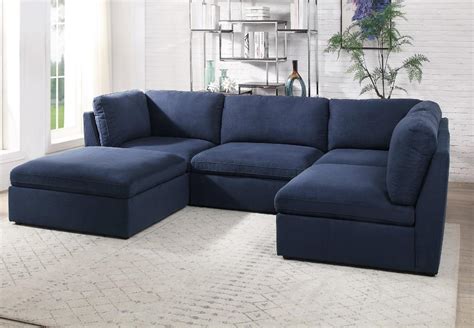 Crosby Blue Modular Sectional Sofa | KFROOMS | Furniture Sale