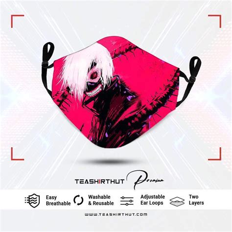 Tokyo Ghoul Exclusive Anime Design Edition Fashion Face Mask - Teashirthut