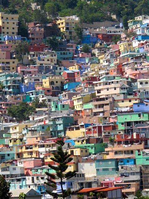 Port-au-Prince colorful homes. Barbados, Jamaica, Santa Lucia, Belize ...