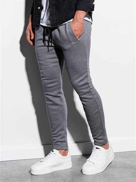 Men's sweatpants P866 - grey | MODONE wholesale - Clothing For Men