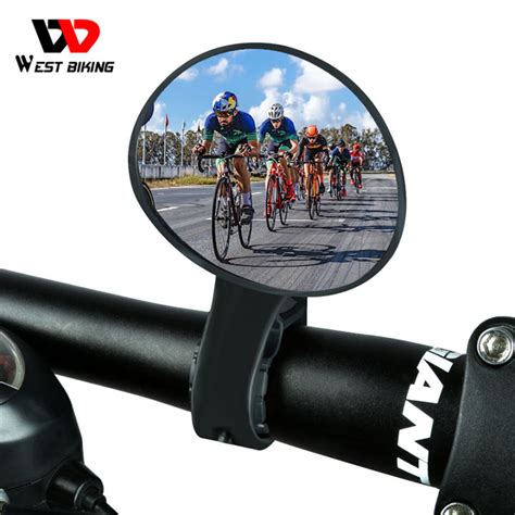 WEST BIKING Bike Rearview Mirror 360 Degree Adjustable Rear View Mirror ...