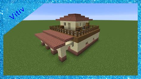 Roman House - Minecraft Tutorial - YouTube