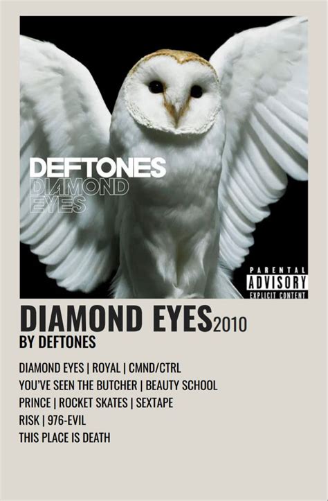 deftones diamond eyes polaroid poster | Music poster design, Music ...