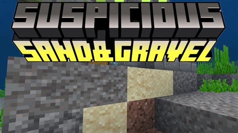 New Minecraft 1.20 Suspicious Gravel And Sand Spawn Structure ...