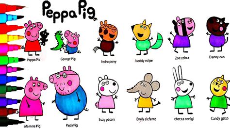 Peppa Pig Characters Printables