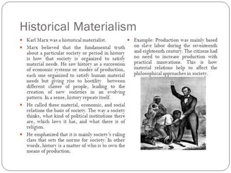 HISTORICAL MATERIALISM - KARL MARX - Achievers IAS Classes