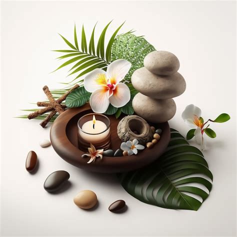 Premium Photo | Zen stones for spa decorations