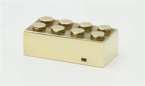 Real 14k gold LEGO brick goes up for auction