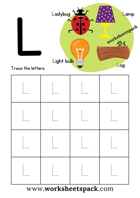 Free Letter L Printable Worksheets PDF - Printable and Online ...