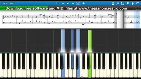 Faithfully - Journey -- piano lesson with Synthesia - YouTube