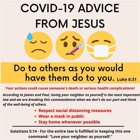 COVID-19 Advice From Jesus - Amos Ministries