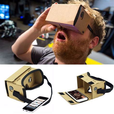 DIY Cardboard 3D VR Glasses for 3.5-5.5 Inch Phones | Alexnld.com | Vr ...