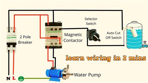 👉water tank motor auto on off wiring diagram👍 - YouTube