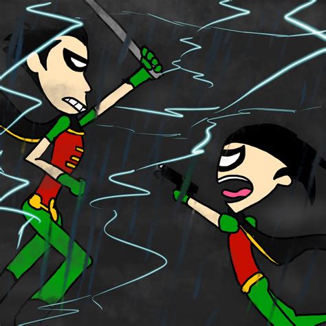 Awesome robin vs baby hands robin by P250rhb2 on DeviantArt