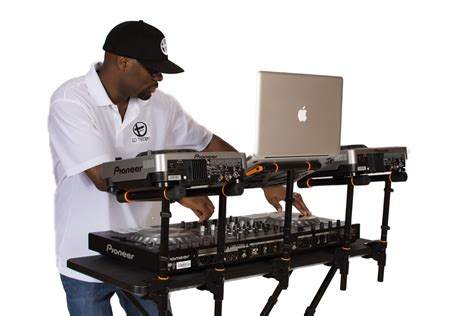 Dj Set Table : Mobile DJ Deck Stand Turntable Controller Mixer Laptop ...