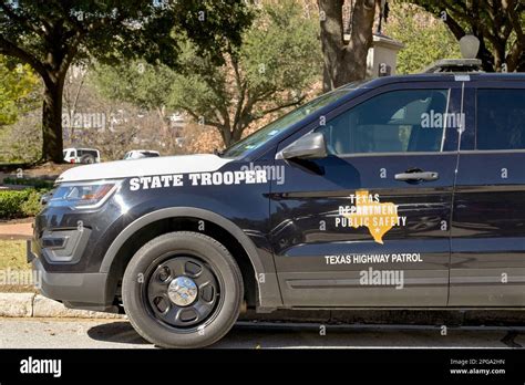 Austin, Texas, USA - February 2023: State Trooper police patrol car of ...