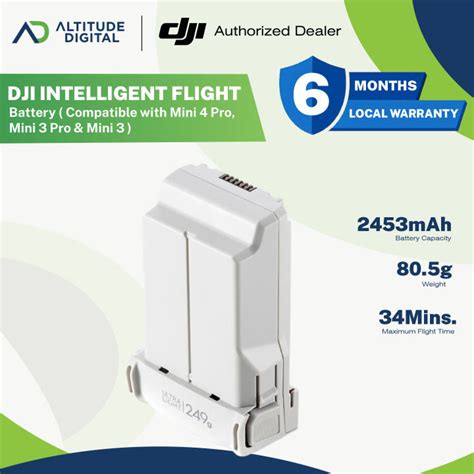 DJI Mini 4 Pro/ Mini 3 Pro/ Mini 3 Intelligent Battery | Lazada PH