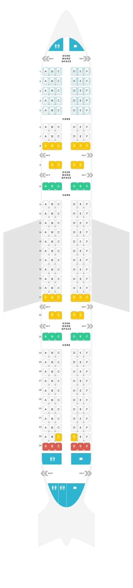 JetBlue A321 Seat Map — How to Choose the Best Seats for the Flight?