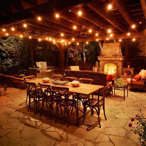 Outdoor kitchen lighting - 18 essentials for a good atmosphere - house ...