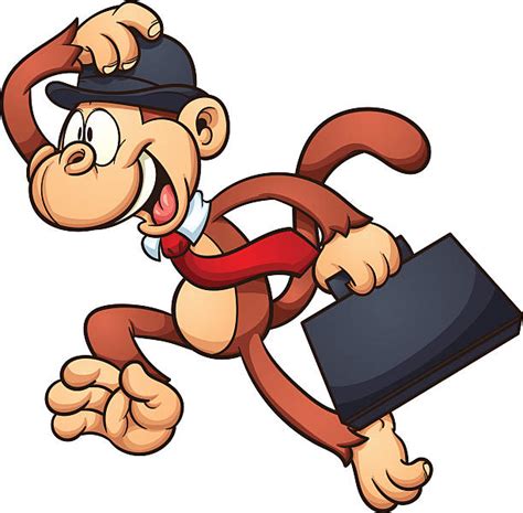 Monkey Runs Illustrations, Royalty-Free Vector Graphics & Clip Art - iStock