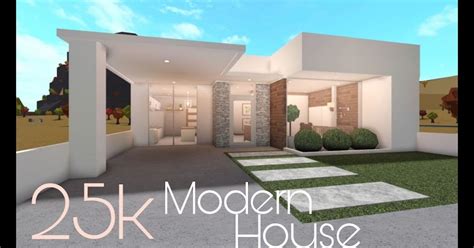 Small Modern House Bloxburg One Story | Images and Photos finder