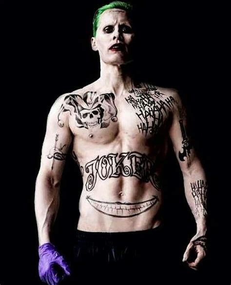 All Joker Jared Leto Temporary Tattoo Cosplay By Tatzarazzi Joker ...