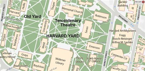 Harvard Campus Map