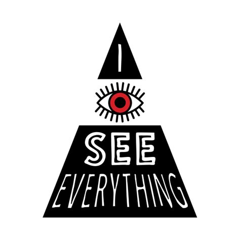 I see everything - All Seeing Eye Pyramid - Phone Case | TeePublic