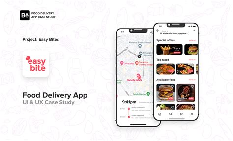 Easy Bite App Case Study on Behance