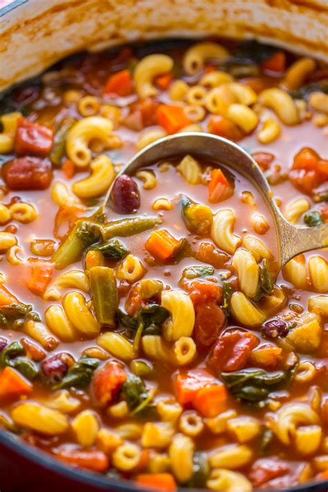 Italian Minestrone Soup - Baker by Nature