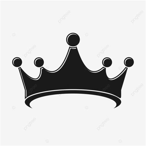 Black Crown Icon, Black, Crown, Icon PNG and Vector with Transparent ...