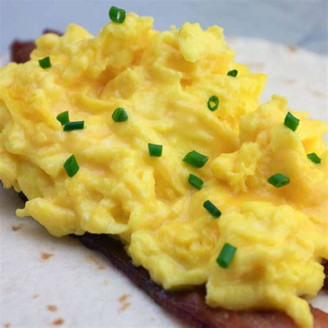 Scrambled Eggs With Cheese Recipe | MrBreakfast.com