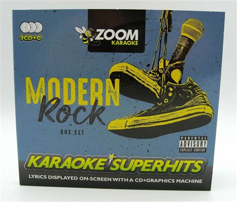 Zoom Karaoke CD+G - MODERN ROCK Superhits - 3 CD+G Discs - 59 Tracks ...