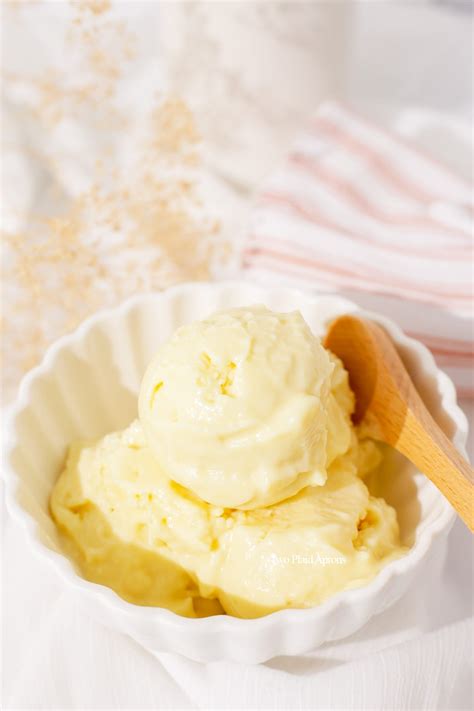 Durian Ice Cream (No Churn!) | Two Plaid Aprons