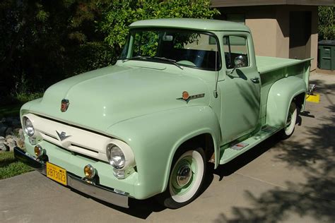 Other Vintage Car & Truck Exterior Parts 1956 56 FORD TRUCK CAB RUNNING ...