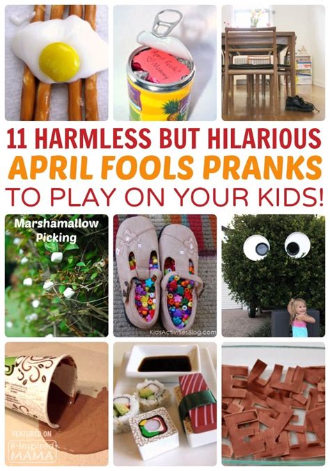 Kid-Friendly April Fools Day Fun: 11 Funny Pranks to Play ON Your Kids!