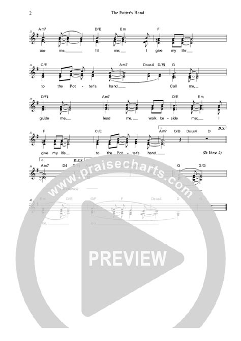 The Potter's Hand Sheet Music PDF (Dennis Prince / Nolene Prince ...