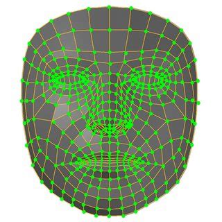 Selected face landmarks to estimate head pose (adapted from [20 ...